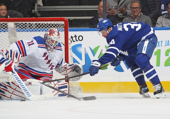 New York Rangers knäpper Toronto Maple Leafs nio matcher långa vinstsvit
